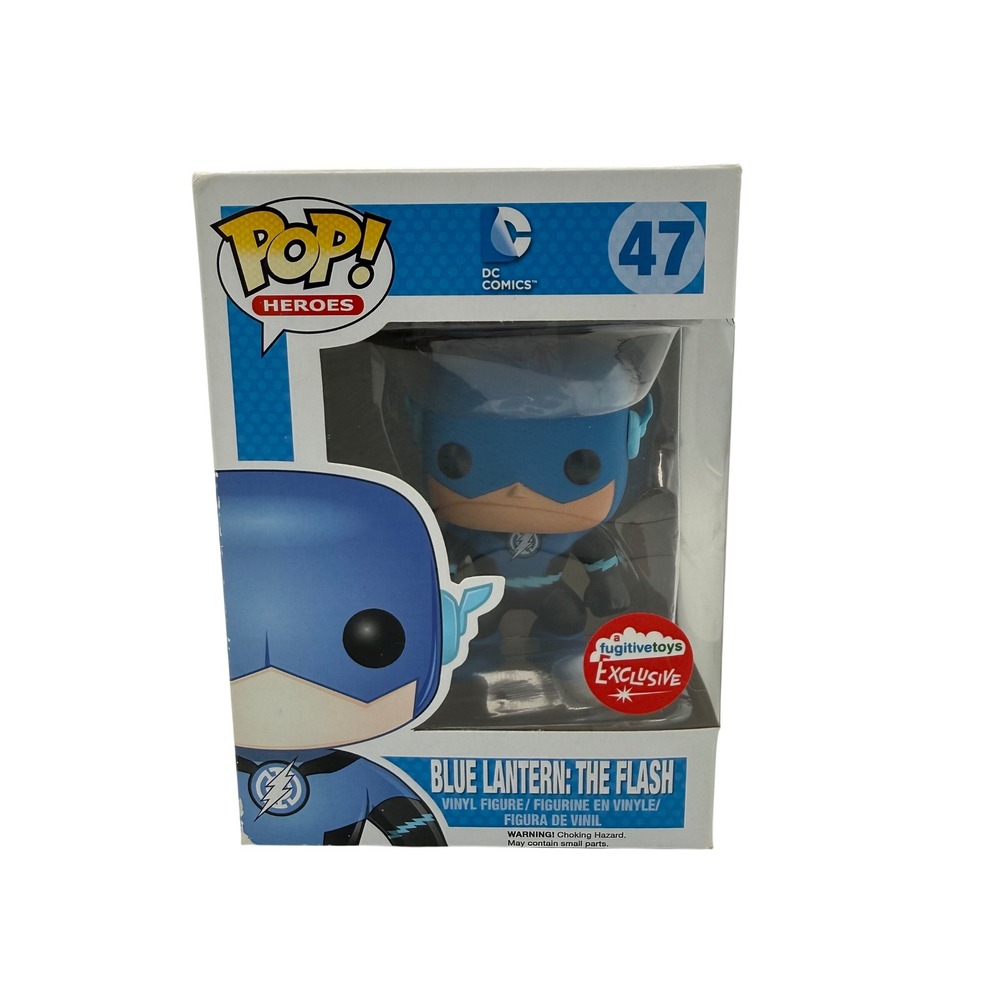 Funko Pop Vinyl Figure Kids OS Blue Good Blue Lantern The Flash 47 Exclusive